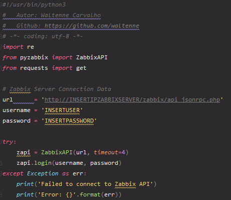 Zabbix API + Python - Host com IP Dinâmico | by Waltenne Carvalho | Medium