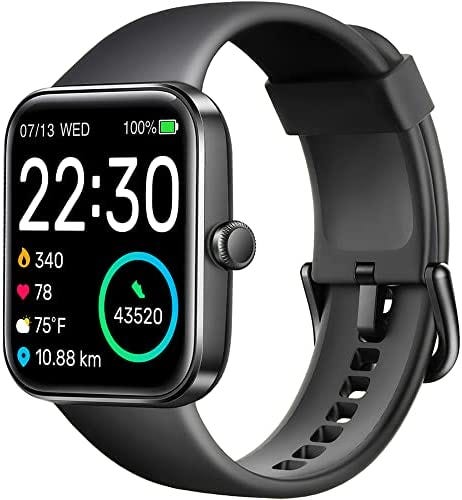 SKG Smart Watch, Fitness Tracker with 5ATM Swimming Waterproof, Health Monitor for Heart Rate…