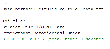 File I/O dan Serialisasi. Laporan Praktikum Pemrograman… | by Falikha ...