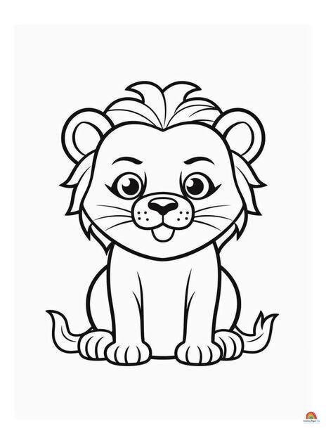 10 Simple Animal Coloring Pages for Young Kids: Unleash Their Creativity