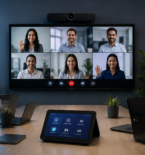 Smart AV Technology: The Backbone of Hybrid Work Models