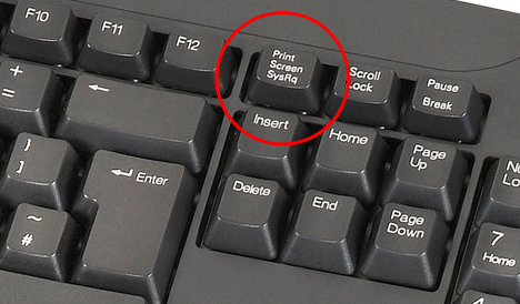Ways to take screenshot Press the key named print SCREEN Print