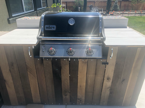 Diy gas outlet bbq