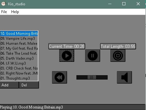 So I built a music application using python's GUI Tkinter package and  pygame package. | by Philip Okiokio | Medium