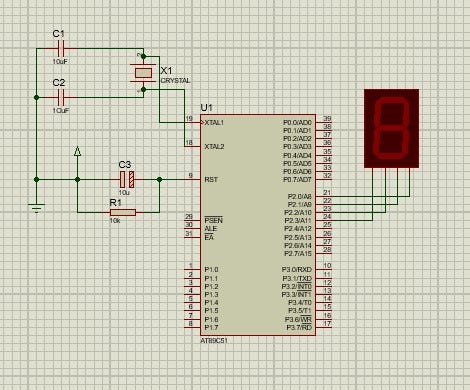 INTERFACING 7 SEGMENT DISPLAY WITH 8052 MICROCONTROLLERS | by NNAJI ...