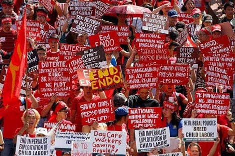 No PH government can wash its hands of ‘endo’ – and under a President who promised to abolish it…