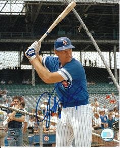 Jody Davis autographed Baseball Card (Louisville Bats, Cincinnati