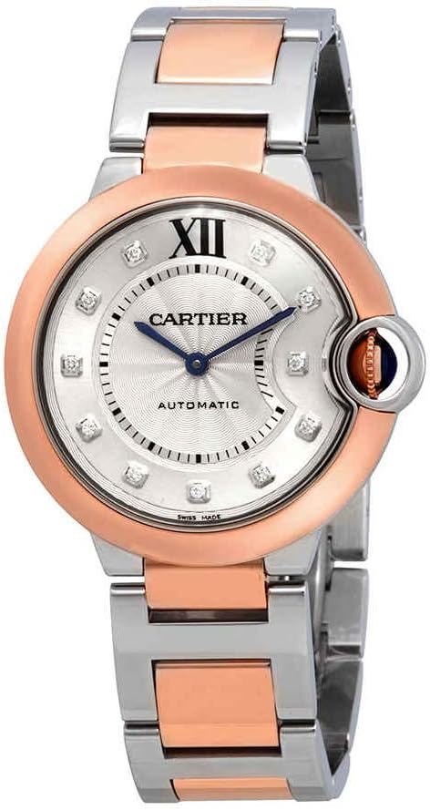 Unveiling Elegance: Cartier Ballon Bleu Automatic Diamond Dial Ladies 