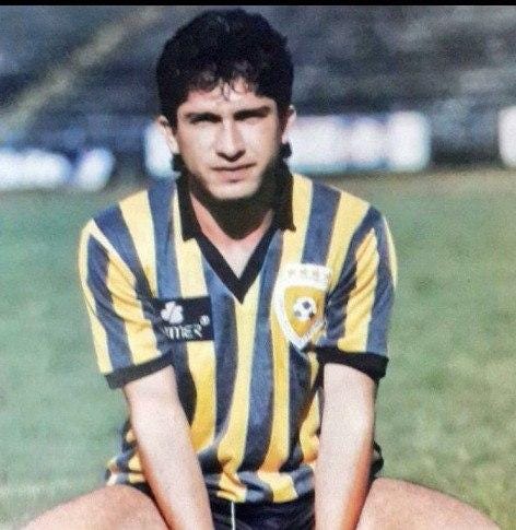 Carlos Maldonado jugando para Unión Atlético Táchira. Foto: cortesía.