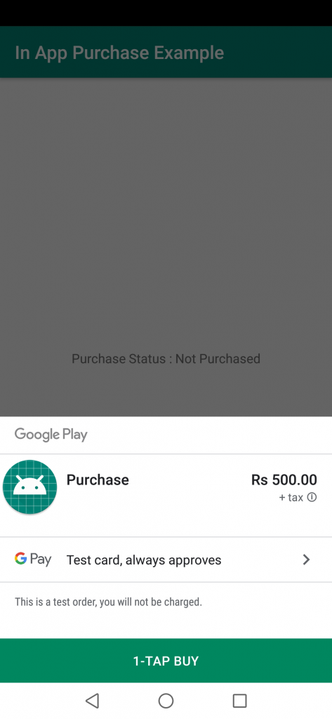 How to Implement In App Purchase in Android Using Google Play Billing ...
