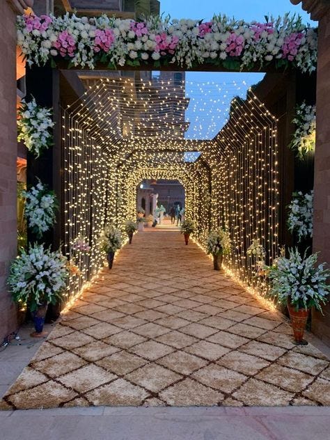 Outdoor Wedding Decoration in India