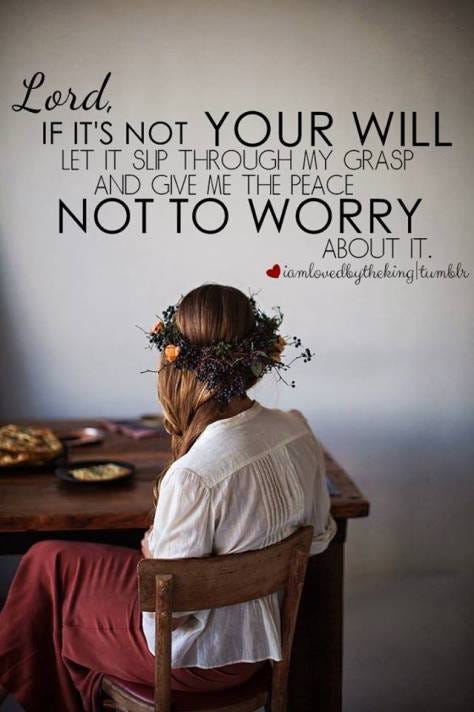 THY WILL NOT MINE LORD. “Lord, if it&rsquo;s not Your will. | by Sally 