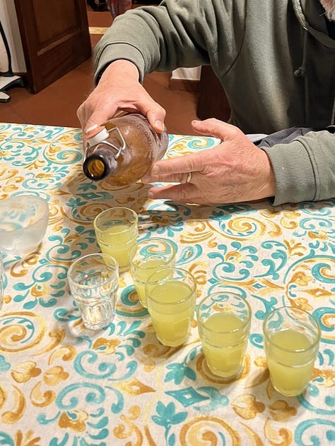Limoncello com nonno
