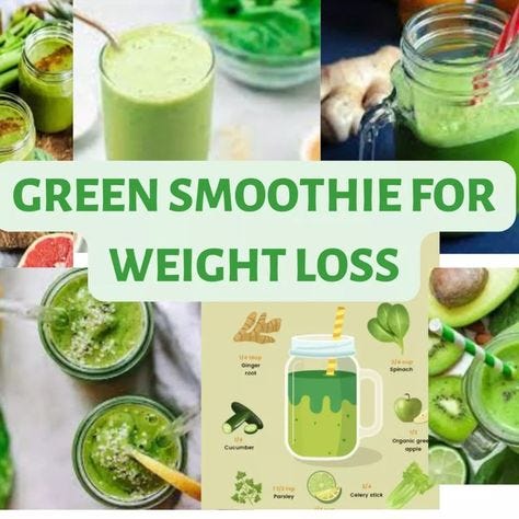 Green Smoothie Recipe for Weight Loss, by Pushpamanasa
