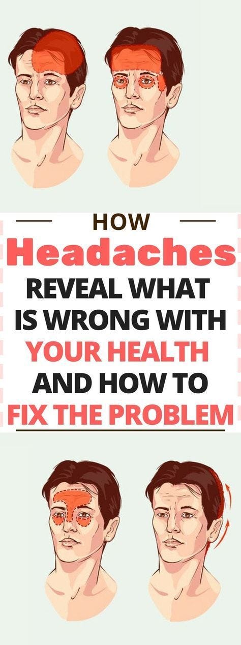 This Is How Headaches Reveal What Is Wrong With Your Health And How To ...