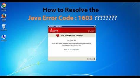 error code 1603. What is a Java Error 1603? | by Charmaine Javesss ...