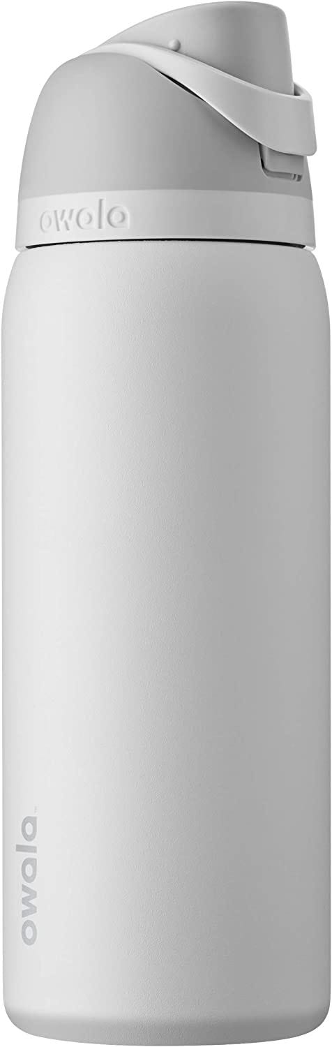 Owala FreeSip Water Bottle Stainless Steel, 32 Oz., Very Dark