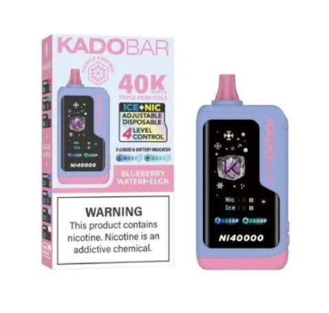 Exploring the Kado Bar NI40K ICENIC Control Disposable — Blueberry Watermelon Flavor