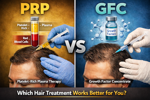 PRP vs GFC:Which Hair Treatment Works Better for You?