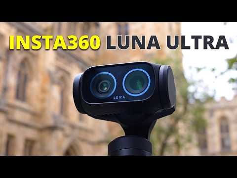 史上最高のVlogジンバルカメラか、Insta360 Luna Ultraを米国Brandon…