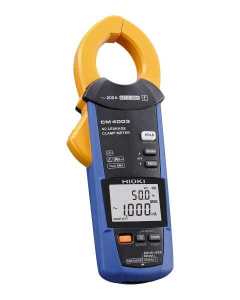 Hioki ra mắt máy đo độ rò rỉ AC CM4002, CM4003