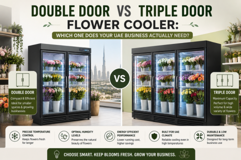 Double Door vs Triple Door Flower Cooler In UAE:
Which One Does Your UAE Business Need?