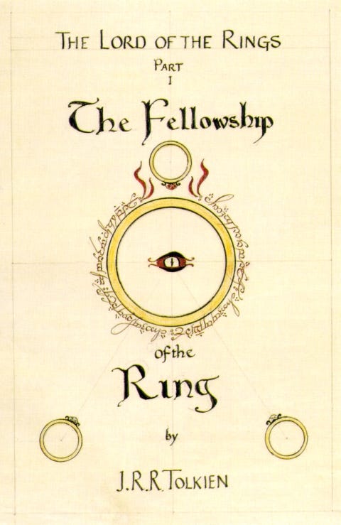 The Fellowship of the Ring, J. R. R. Tolkien