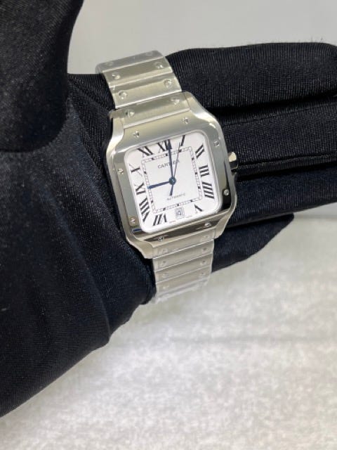 Cartier Santos Replica Watch From Ticker24 Watches - Tickerwatchesuae -  Medium