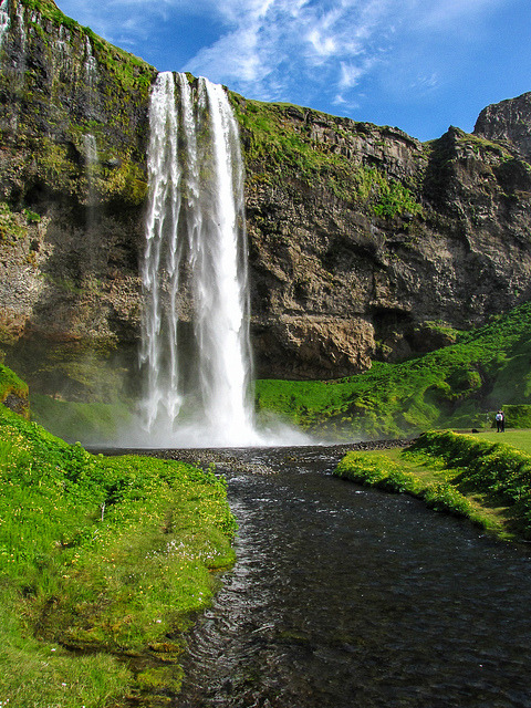 Seljalandsfoss downstream / Iceland