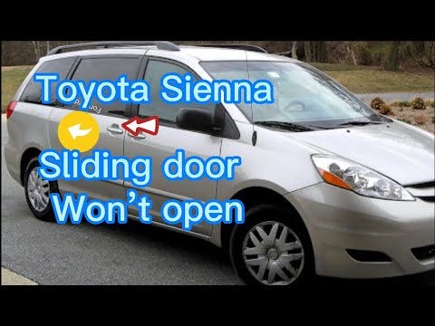 How to Replace or Repair a Toyota Sienna Sliding Door | by Ana Jhon ...