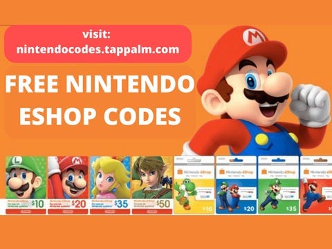 Nintendo switch codes. to redeem free nintendo switch codes… | by Catalina  | Medium