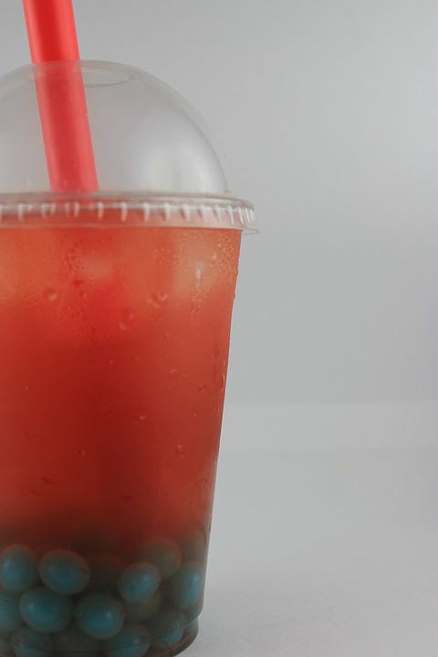 Strawberry Milk Bubble Tea 