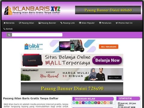 Pasang iklan baris gratis tanpa daftar diwebsite iklanbaris xyz by Pasang iklan baris gratis tanpa daftar diwebsite iklanbaris xyz by