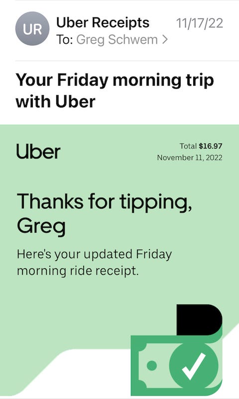 Should I Tip my Uber Driver…Or Anybody Else for that Matter? | by