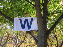 Fly the W Flag Sign