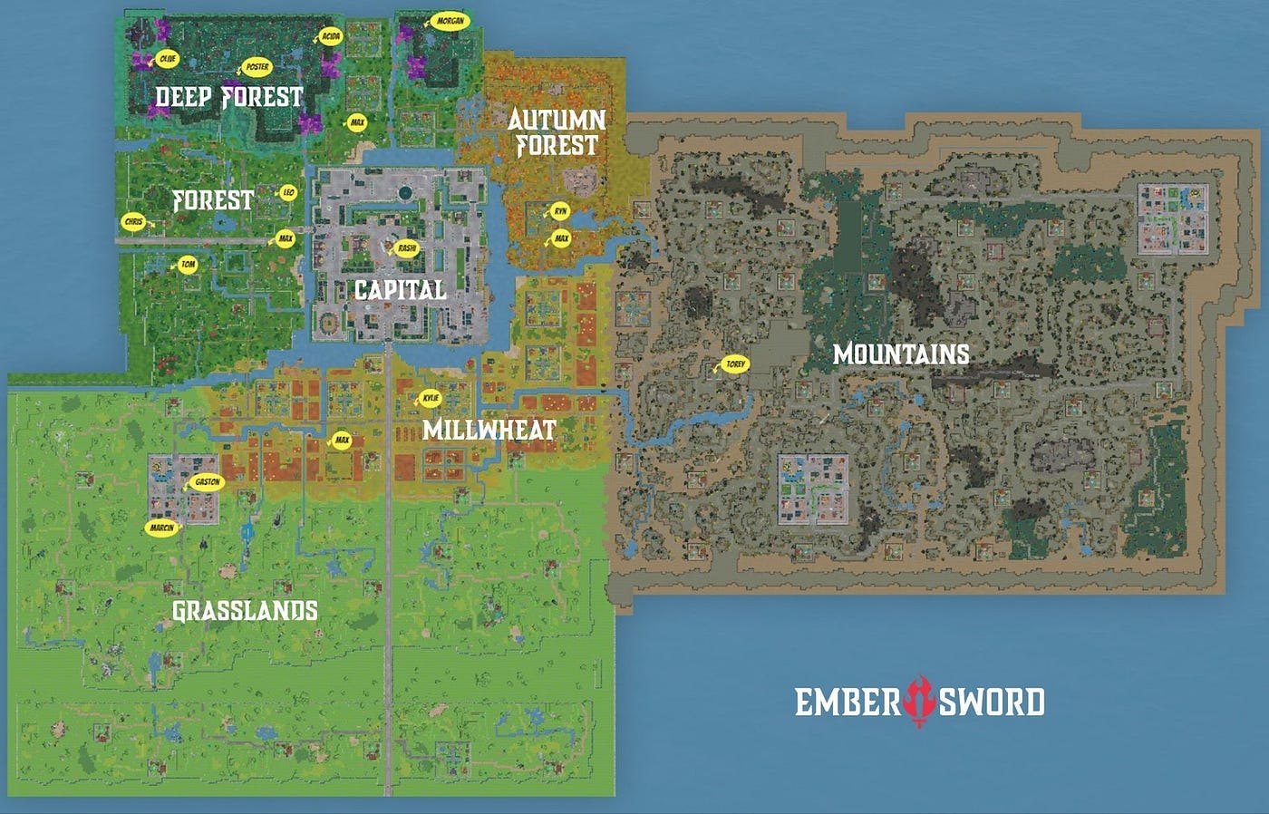 Ember Sword map for playtest