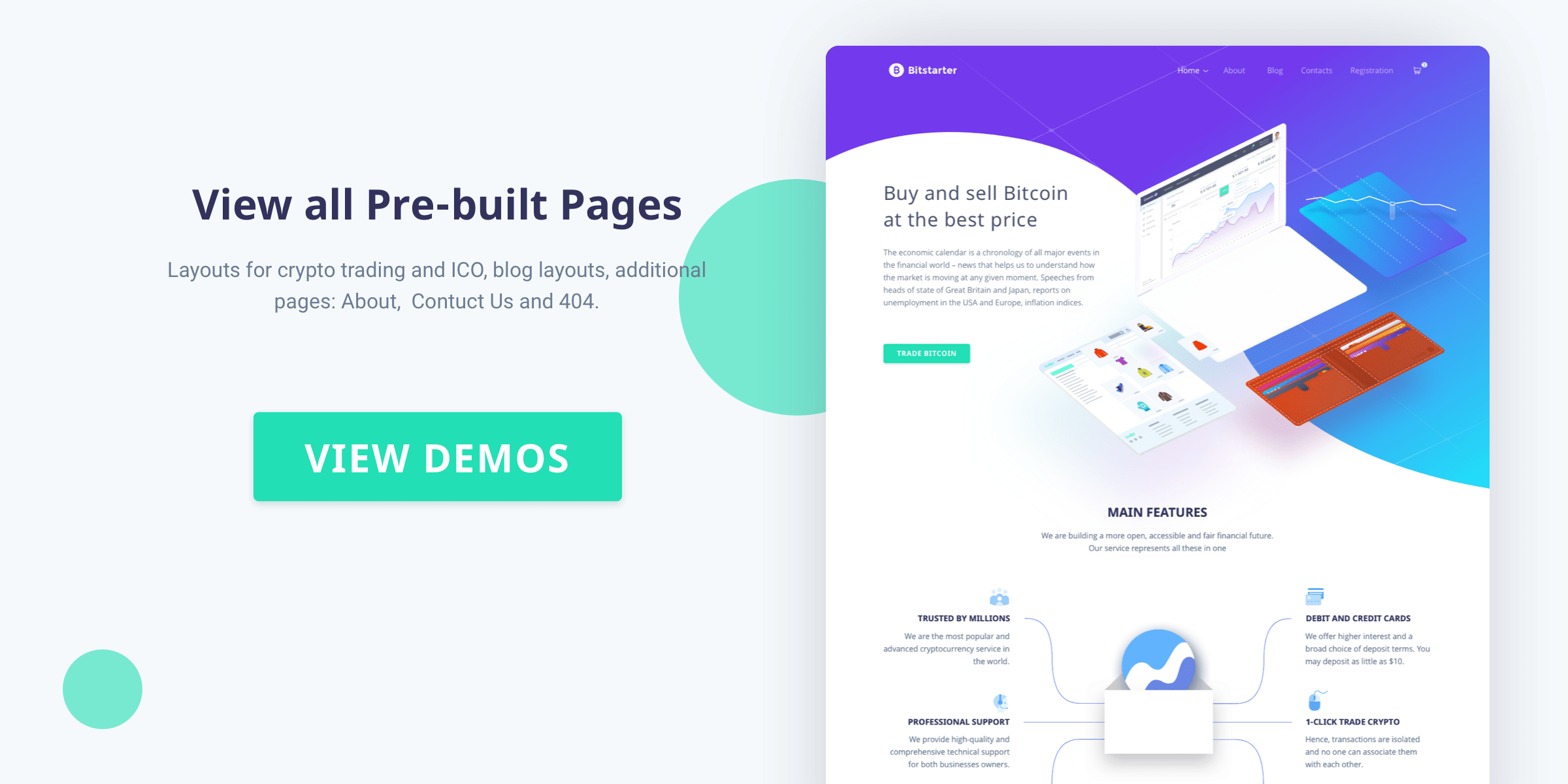 Bitstarter is the first cryptocurrency trade, ICO, mining WordPress theme |  by Oleg | Medium