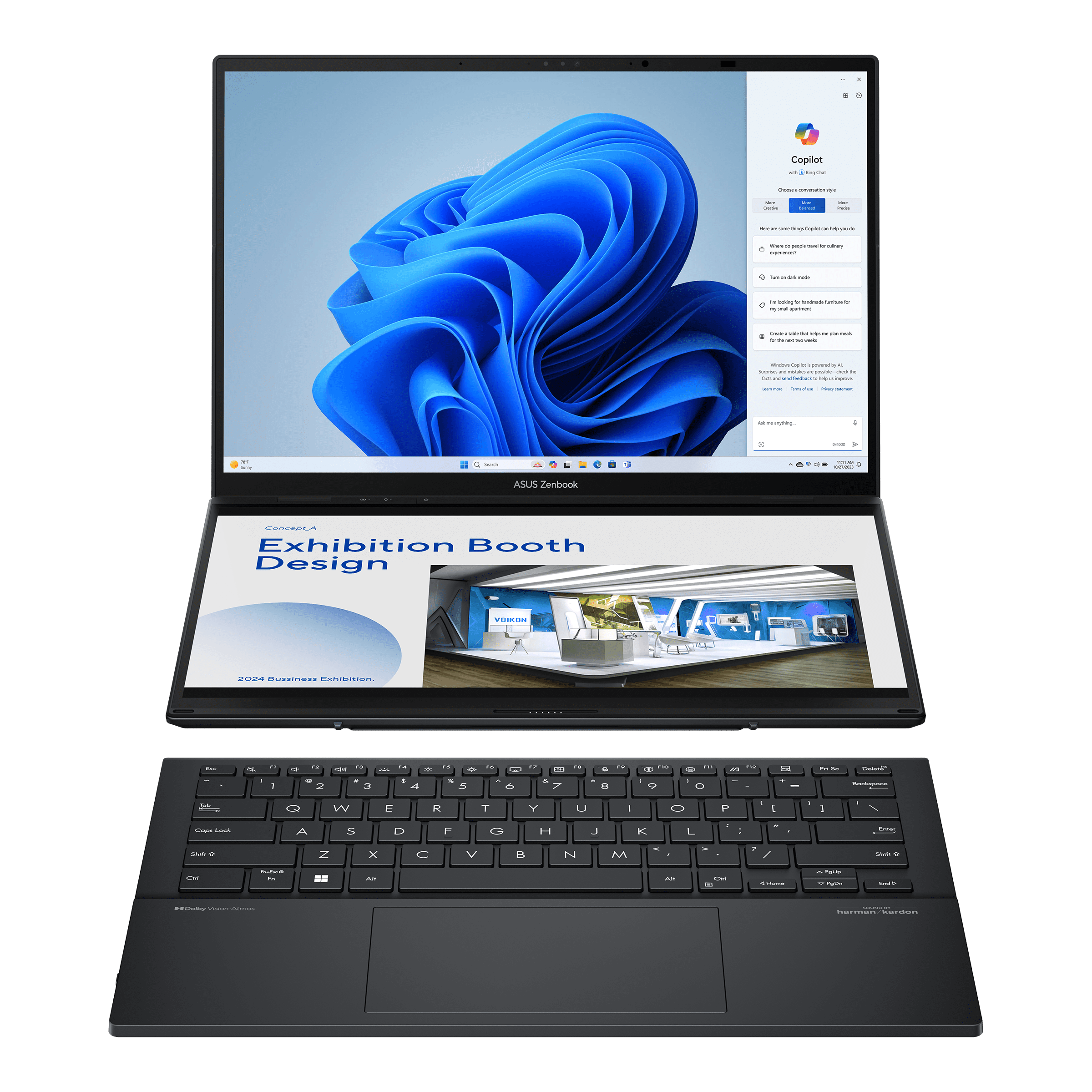 CES 2024: Asus Zenbook Duo is a gnarly dual-display monstrosity