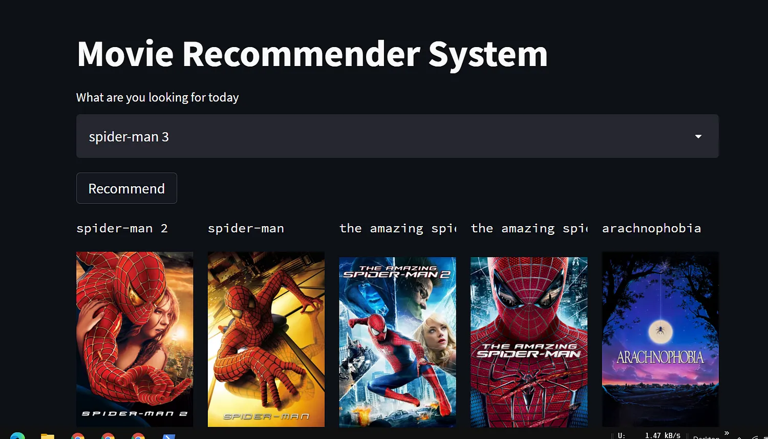 Movie Recommendation Preview