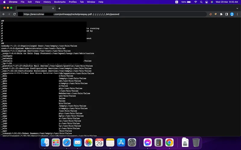 LFI Vulnerability