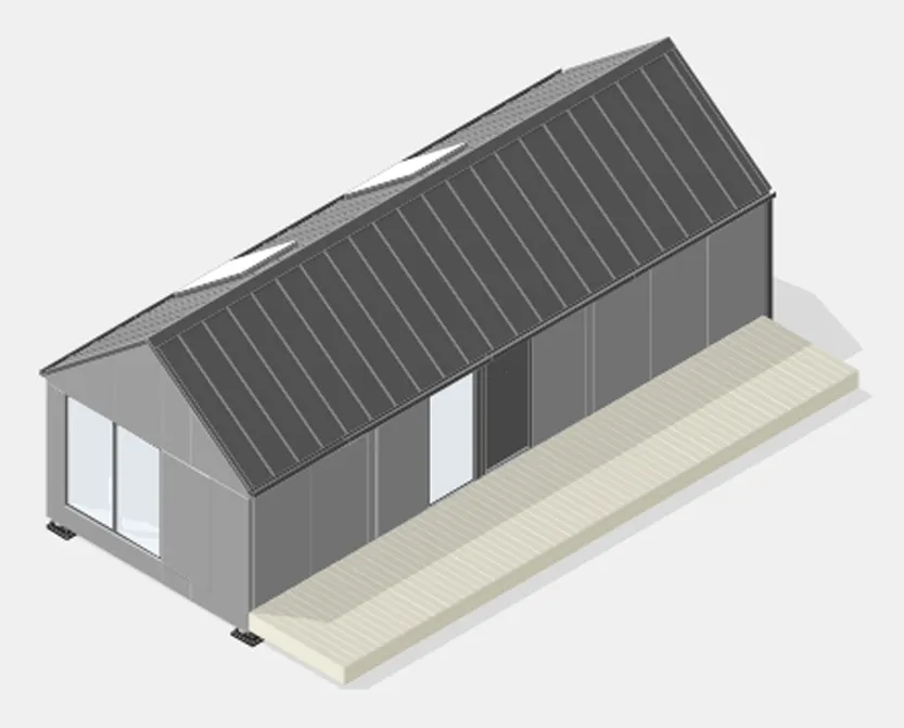 Microhouse project via wikihouse.cc