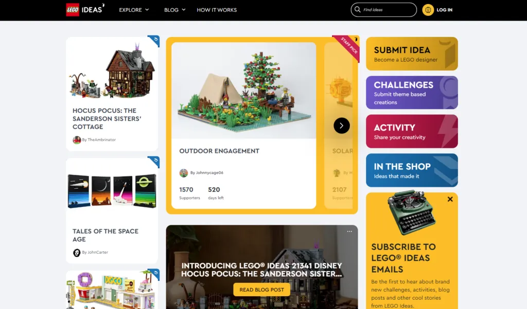 Screenshot of LEGO Challenge