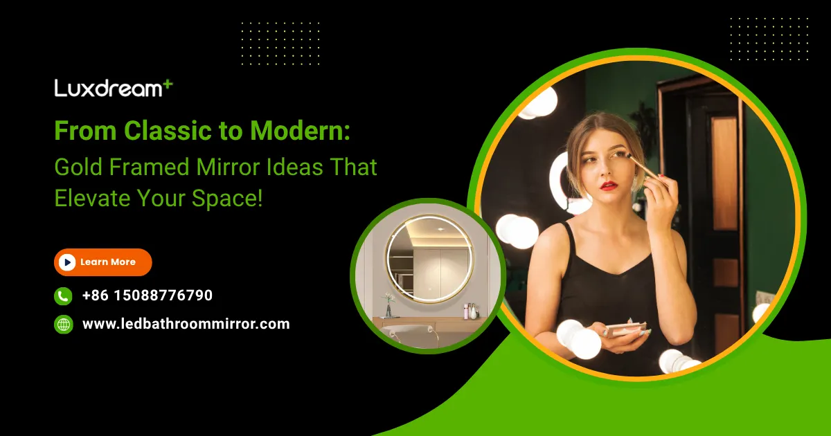 Gold Framed Mirror