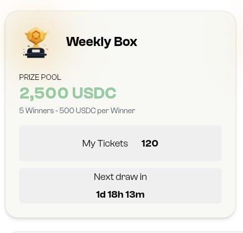 weekly draw
