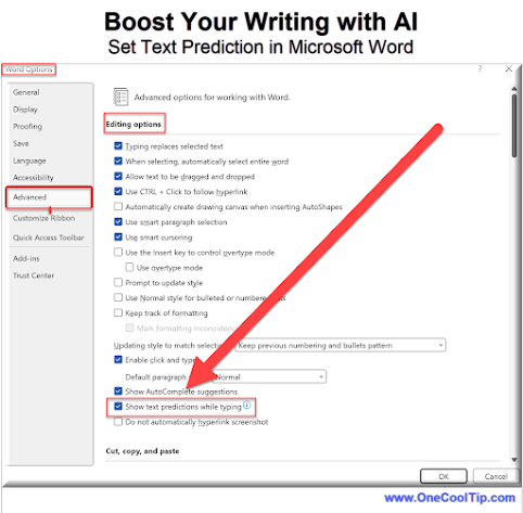 Boost Your Writing Efficiency with Text Predictions in Microsoft Word ...