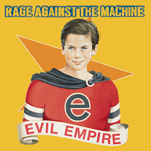 RATM’s typographical remix of Mel Ramos’ original work.
