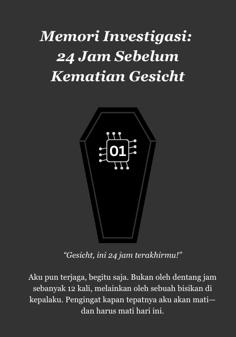 Memori Investigasi (Blurb) #1