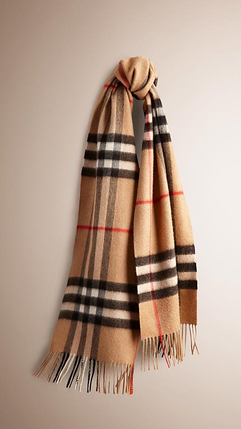 Burberry hotsell scarf vegan