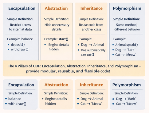 4 Pillars of Object-Oriented Programming (OOP) | by Saurabh Gandhi ...