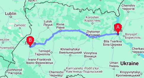 Creating a Route Between Two Points with Google Maps and vue.js 3/Nuxt ...